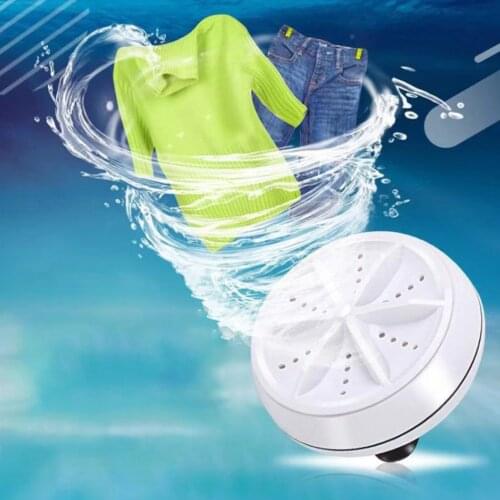 Washing machine portable mini Ultrasonic Turbo Personal Rotating Washer Convenient Travel Home Business Travel USB