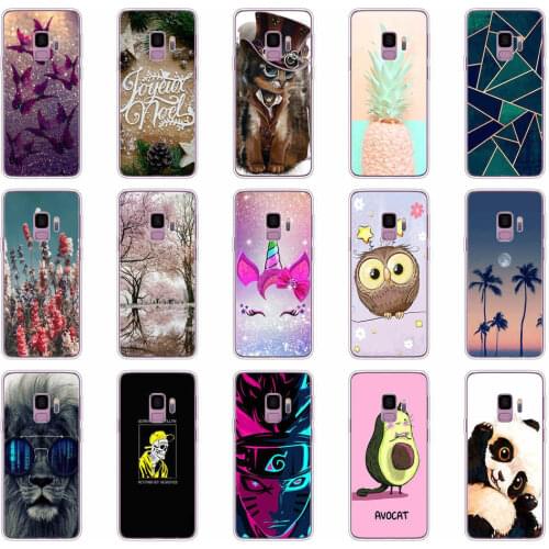 For Samsung Galaxy S9 S9 Plus SM- G960 G965 Plus Thin Silicone Back Cover Case for Samsung S9 Plus Fashion TPU Phone Cases