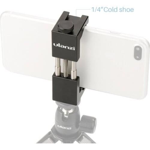 Universal 1/4" Screw Mount Smartphone Holder Height Adjustable Simple Installation Phone Photograph Tool