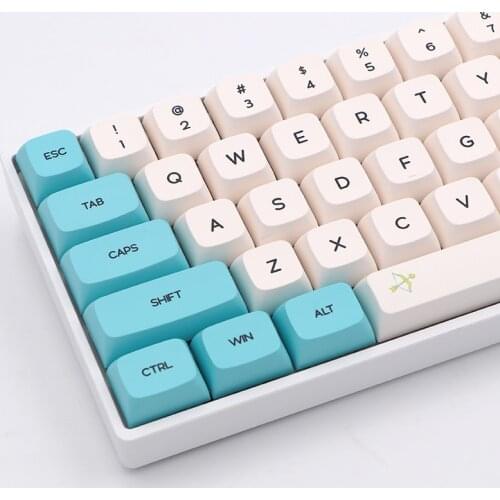 129keys thermal sublimation PBT mechanical keyboard key cap GH60/64/68/96/104