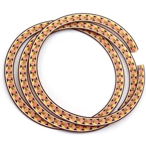 3PCS Guitar Sound hole Inlay MAPLE For Acoustic Classic Guitar Mosaic technology of scallop CLYKQ38