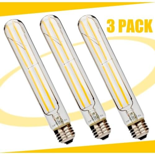 3pcs LED Bulb E27 Warm White Lampada LED Clear Glass Bulb Amber Pendant Indoor Lighting Lamp AC85-265V Night Light Home Lighting