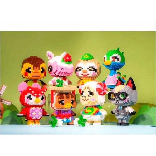 30 Styles Animal Crossing Raymond Punchy Celeste Diana Marshal Zuck a Large Collection Of Creative Blocks 3D Childrens Toys
