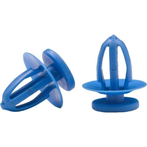 50PCS Auto Snaps Fastener Clips Fits Car Door Panel 9mm Hole Plastic Rivet