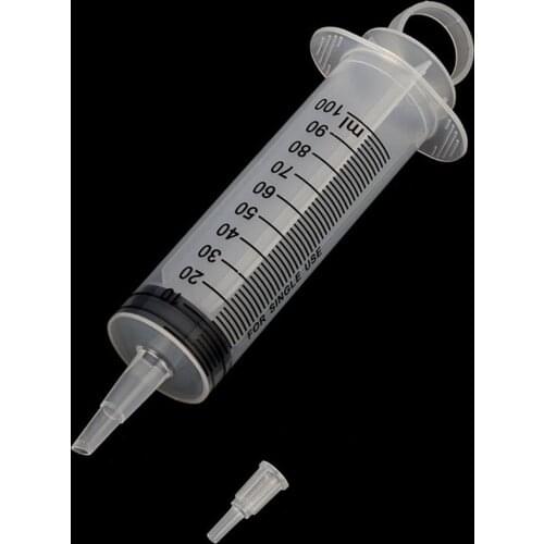 60ml/100ml/150ml Reusable Big Large Hydroponics Plastic Nutrient Sterile Health Measuring Syringe Tools Cat Feeding Accessories