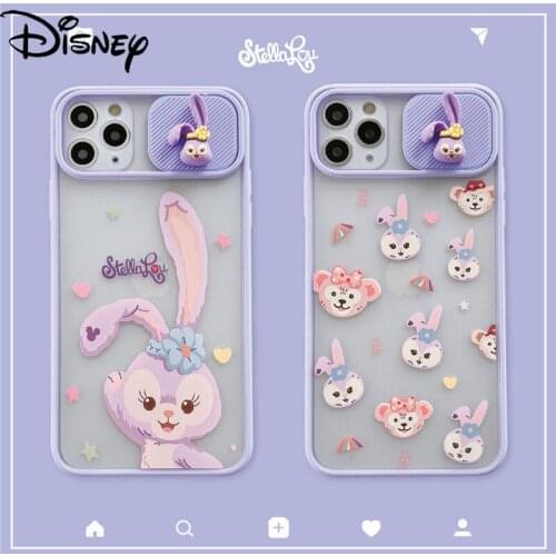 Disney Star Delu for IPhone X/XR/XS/XSMAX/11/12Pro/12mini Sliding Lens Cartoon Cute Phone Case
