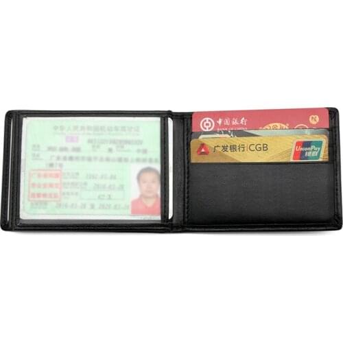 For BMW E46 E60 E39 F10 F30 F20 E87 E70 E91 M E90 G30 X1 X3 X5 Car Driver Black Leather Credit Card Holder For M LOGO