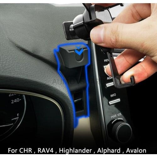 For Toyota Avalon CHR Alphard Highlander RAV4 Mobile Phone Bracket Car Navigation
