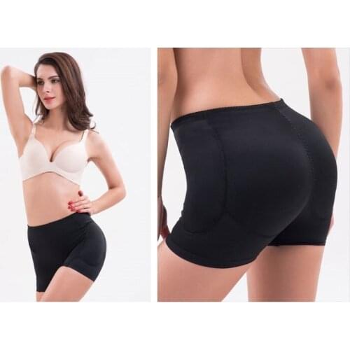 Hip Sponge Pads Enhancer Fake Buttocks Padded Panties Hip Push Up Crossdresser Panty With 4 Pockets Butt Inserts Crossdresser