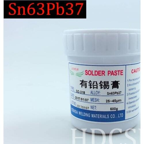 Low temperature No-clean SMT Lead-bearing LED SMT Solder Paste BGA Solder Flux Sn63Pb37 500g