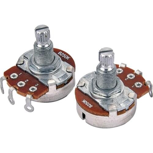 2pcs B250K-ohm Push-Pull Guitar Control Pot Potentiometer For Electric Guitar
