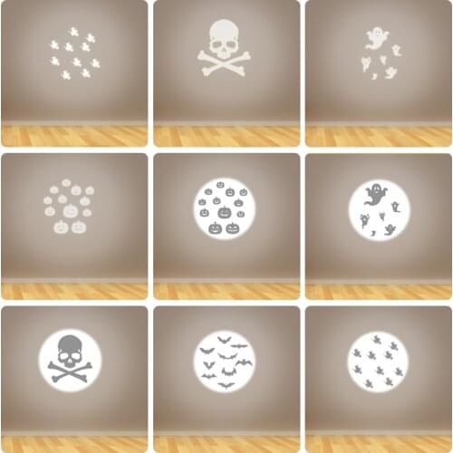 Nordic home improvement embedded spotlight ceiling light projection fish Christmas Halloween pattern home corridor downlight