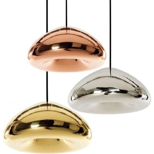 Modern Gold Bronze Sliver Shade Mirror Pendant Light E27 G4 LED Glass Pendant Lamp Modern Christmas Glass Ball Lighting