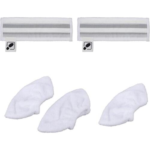 5Pcs Mop Cloth Rags Nozzle Cover for Karchereasyfix SC3 SC4 SC5 Mop Steam Cleaner Mop