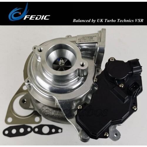 MFS Billet Turbocharger + metal gasket kit CT16V 17201-11070 Turbine full turbo for Toyota Hilux Innova Fortuner 2.4L 2GD-FTV