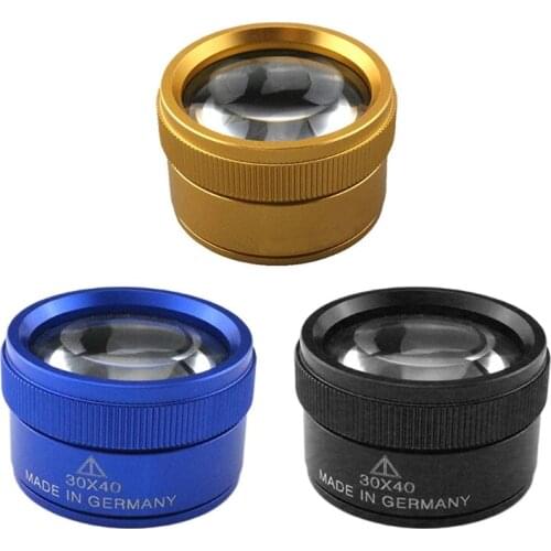 Portable Watchmaker Glasses Magnifier 30x40 Magnifying Glass Jewelry Magnifier