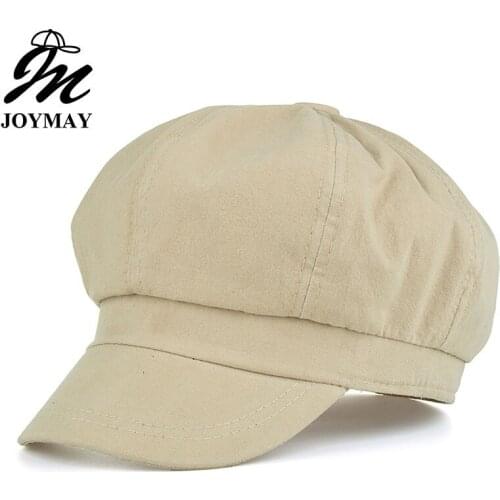 Joymay 2018 High quality Fashion New Women Wool Solid color Beret Female Bonnet Caps Winter Warm Hat Cap BR013