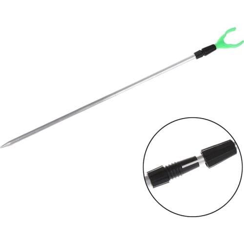 1pc Adjustable Telescopic Fishing Holder Aluminium Fishing Rod V Holder Rack