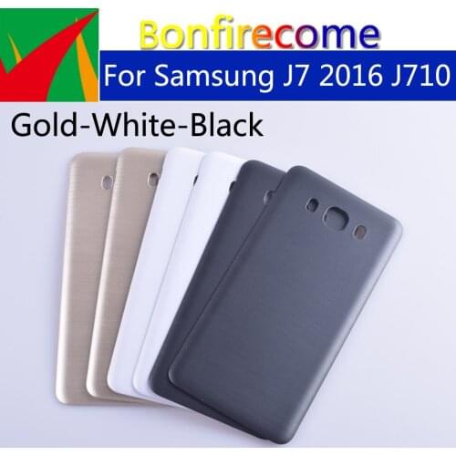 10Pcs\lot For Samsung Galaxy J7 2016 J710 J710F J710FN J710M J710MN J710H Housing Back Battery Cover Case Rear Door Chassis