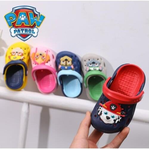 2021 Cartoon Paw patrol Summer Baby Girls Sandals Infant Toddler Kids Shoes Children Sandals Breathable PVC Flats Sandal New