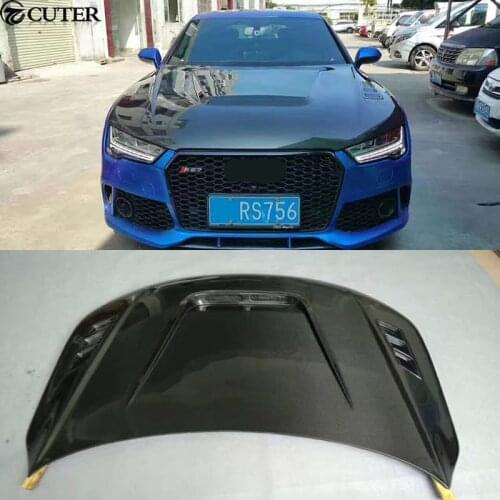 A7 RS7 Car body kit carbon fiber engine hood for Audi A7 RS7 front bumper 11-15