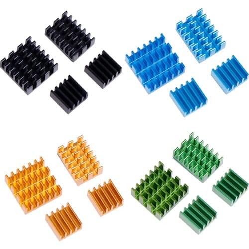 For Raspberry Pi Aluminum Heatsink Heat Sink Computer Cooler Radiator For Electronic Chip Heat Dissipation Cooling Pads