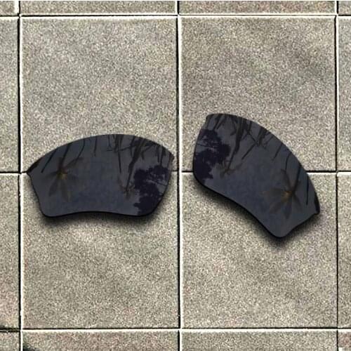 Stealth Black Polarized Sunglasses Replacement Lens for-Oakley Half Jacket XLJ Frame 100% UV Protection Good Fitness