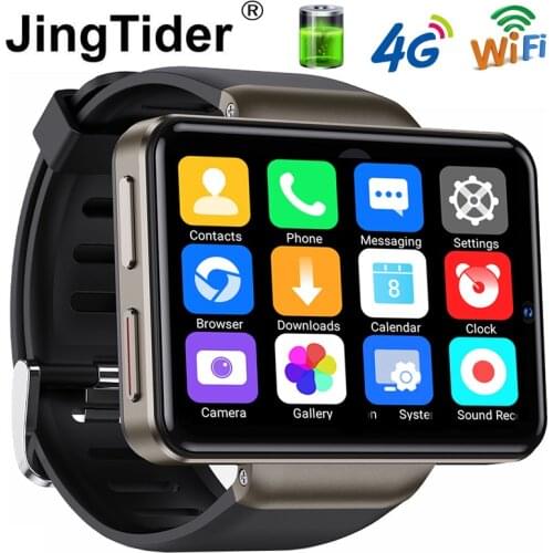 DM101 4G Smart Watch MTK6739 Quad Core 2.4G+5G WiFi BT Smartwatch 2.41" Android 7.1 3GB+32GB Dual Camera 2080mAh Sport Watch Men