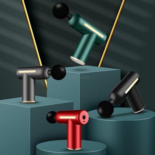 Home fitness equipment fascia gun Muscle relaxation vibration mini massager Physiotherapy electric neck film gun