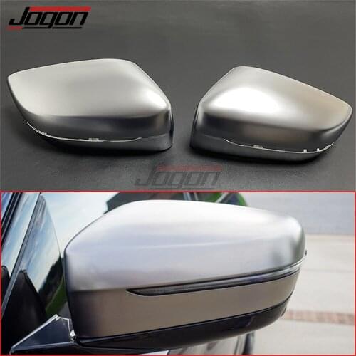 LHD For BMW 3 Series G20 G21 2020 2021 Grey Silver Car Side Wing Rear View Mirror Cover Trim Cap Shell Case Replace ABS Chrome