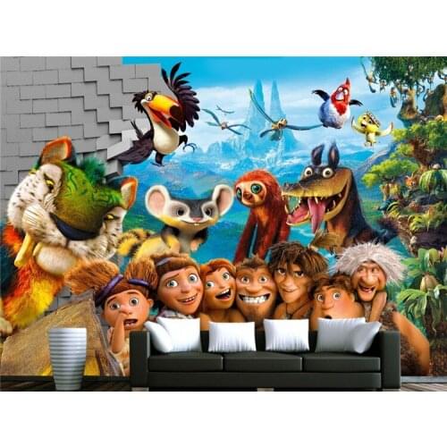 Wall Panel Wallpaper Amusement Park Cartoon Background Modern Europe Art Mural for Living Room Large Painting