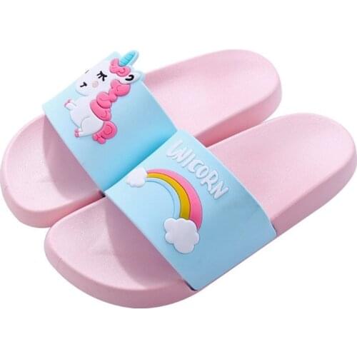 2021 New Childrens Indoor And Outdoor Cartoon Slippers Summer Baby Boys Girls Kids Shoes Beach Swimming