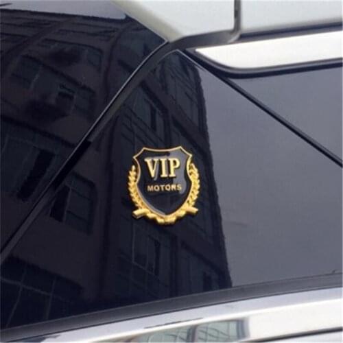 New Style Car Styling Decorative Luxury Lion VIP Creative Window Trunk Fuel Tank Car Body Sticker Decoration