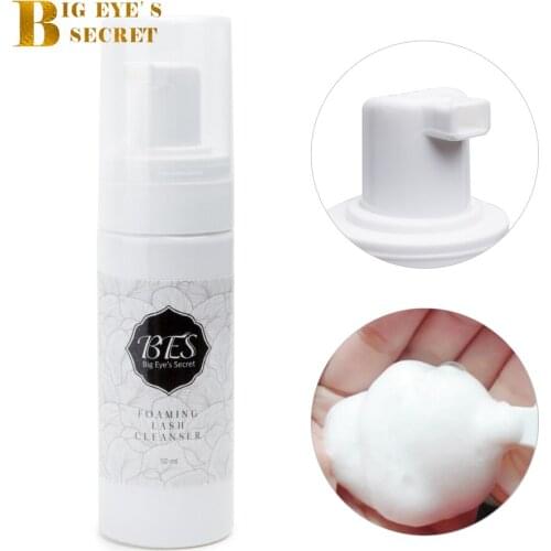 50ml Individual Eyelash Extension Cleanser Shampoo Eyelashes Detergent Makeup Tools Eye Lashes Foam Cleanser