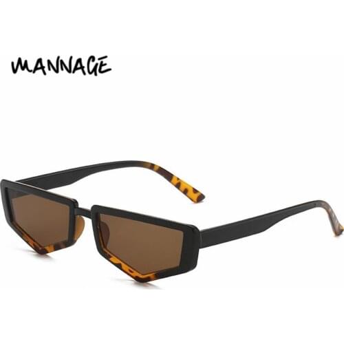 Women Sun Glasses Personality Vintage Geometry Shape Sunglasses Ladies Polygon Small Frame Eyeglasses Fashion UV400 Shades