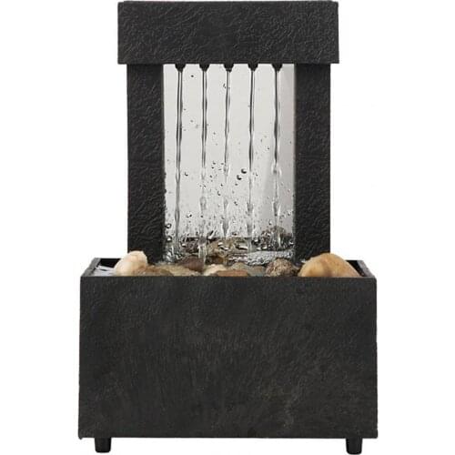 Water Flows Ornament Small Destop Decoration TableTop Ornaments Crafts Landscape Waterfall Scene Basin Home Decor Incense Burner