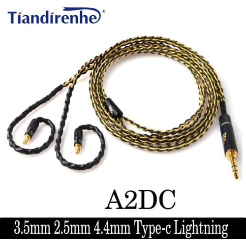 New 8 strands 152 core replacement cable upgrade cable For LS200 LS300 LS50 lLS70 E40 ckr100 2.5mm 3.5mm 4.4mm Type-c Lightning