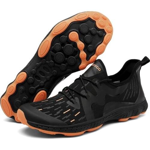 2021 High Quality Unisex Aqua Shoes Couple Stretch Mesh Fabric Breathable Outdoor Sport Upstream Beach Water Shoes Sneakers