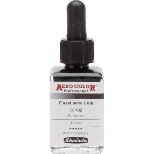 Schmincke Aero Color Acrylic Ink 28 ml 702 Black