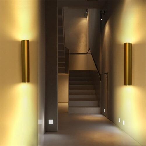 BEIAIDI Nordic Art Golden Porch Wall Light Round Bedroom Foyer Bathroom Mirror Light Bedside Corridor Stair Background Sconce