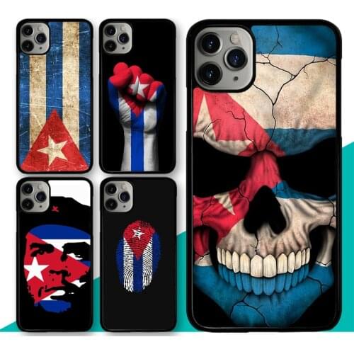 Cuba Flag Case For iPhone XR X XS MAX 11 12 Pro Max mini SE 2020 5S 6S 8 7 Plus Rubber Cover