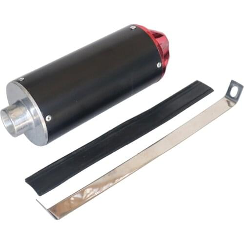 28mm Exhaust Muffler Red Aluminum for ATV pit dirt BIKE CRF 50/70/90/110/125/140 CC motorcycle