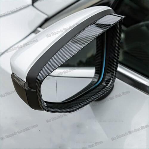 Lsrtw2017 Car Rearview Mirrior Rain Shield Frame Chrome Decoration Trim for Audi A3 8y 2021 2022 Accessories Auto Styling Parts