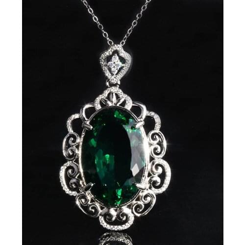 New Original Europe & American luxury necklace 925 silver zircon pendant 2021 woman DIY jewelry mothers day gifts free shipping