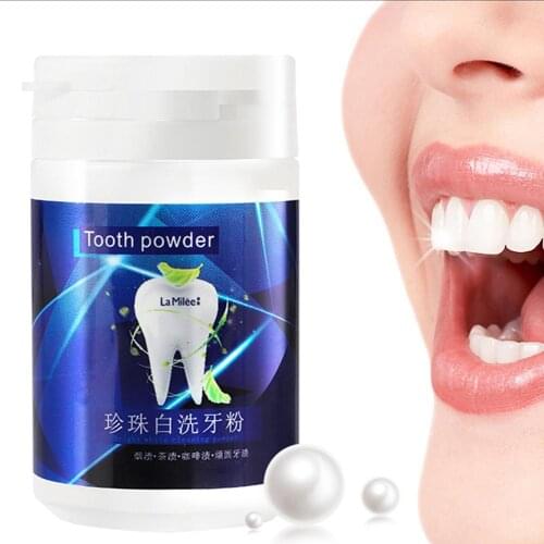 50g Teeth Cleaning Physical Whitening Powder Stains Removal Dental Oral Care Oral Hygiene Improve Bad Breath Healthy