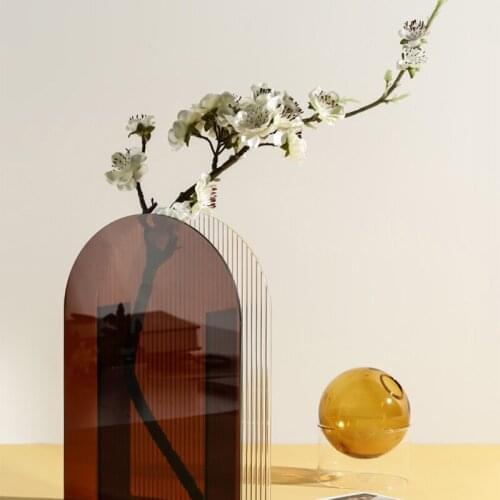 Vases Modern Arcylic Nordic Home Decoration Accessories статуэтки для интерьера интерьер для дома цветочные горшки Decoração