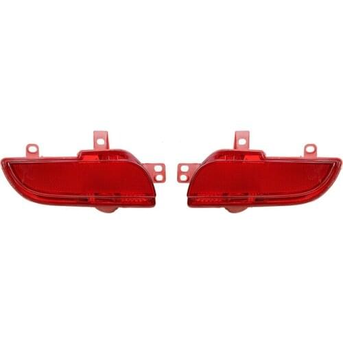 For Peugeot 207 2009-2014 206 2009-2012 Car Rear Bumper Light Reverse Tail Fog Lamp Reflector 6351HA 6350HA
