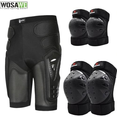 WOSAWE Outdoor Sport EVA Protective Hip Butt Pad Ski Skate Snowboard Armor Shorts Anti Slip Knee Pad Motorcycle Knee Protector