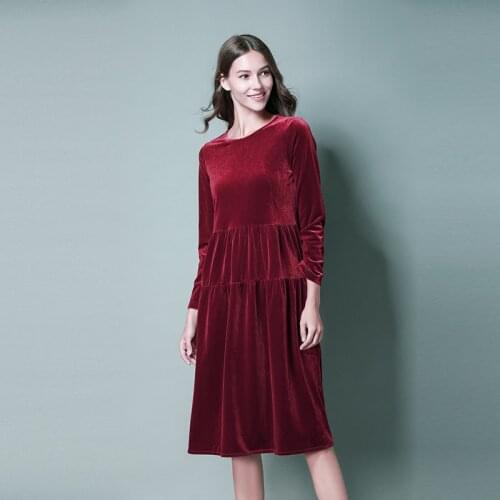 Plus size France style women elegant vintage velour party dress,5XL 6XL Autunm Pleated ruffled velvet dress plus size Vestidos