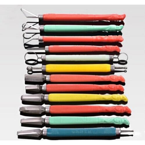 1Set/12Pieces Carbon Alloy Steel Forged Chef Special Food Carving Pull Knife Set